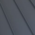 Close-up of gray metal paneling texture