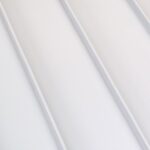 White diagonal blinds pattern on window